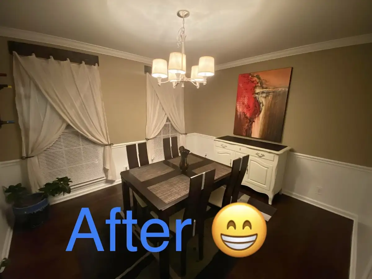 Professional dining room restoration after water damage in Red Bank
