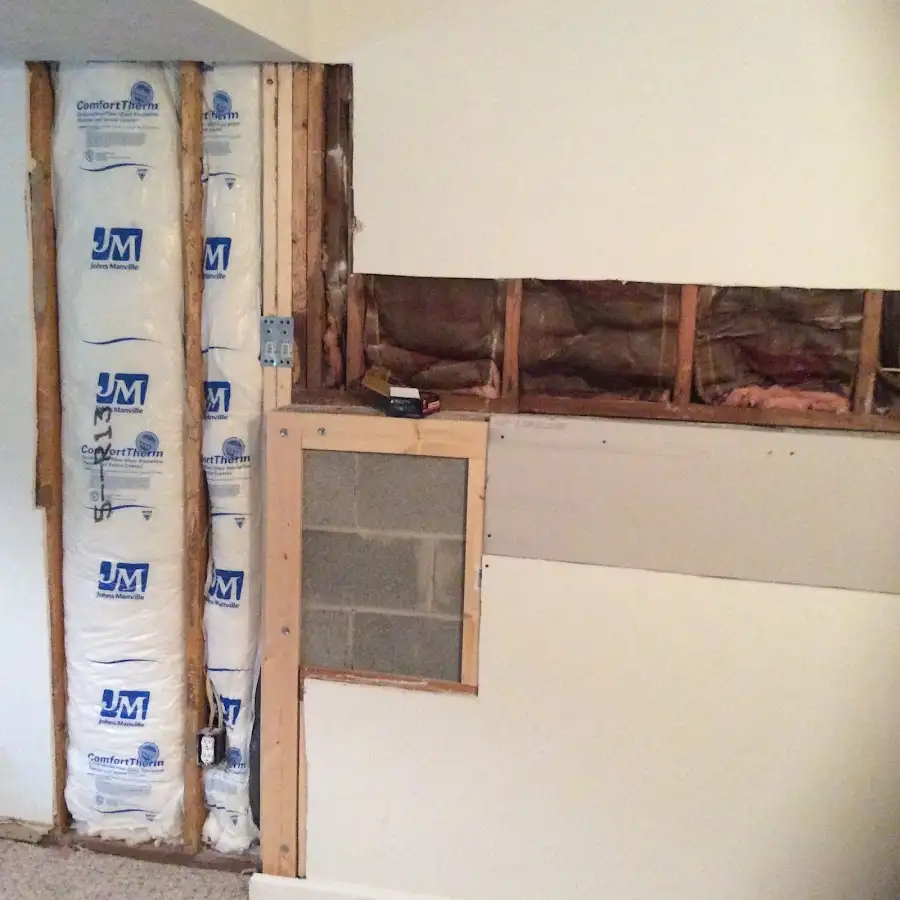 Wall insulation replacement during Odor Removal & Deodorization in Red Bank